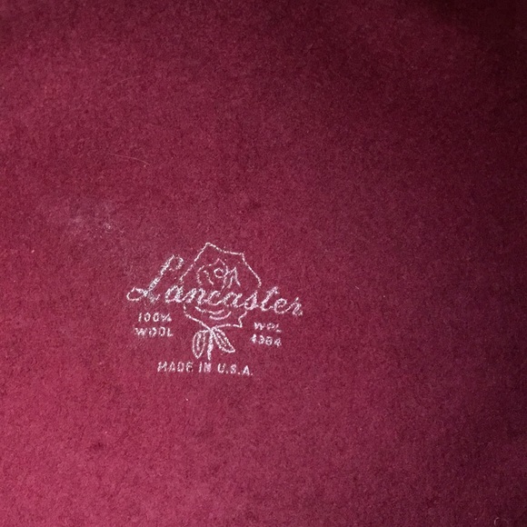 Lancaster 100% wool made in USA hat - Picture 7 of 8
